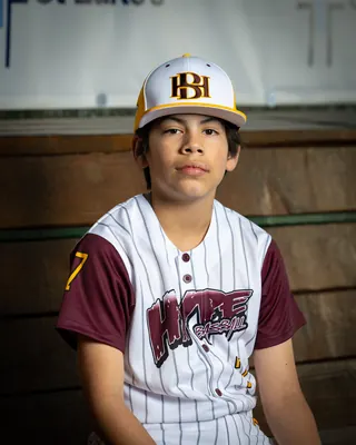 Idaho Hype youth baseball portrait 18, Boise Idaho
