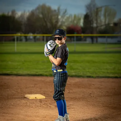 Kuna Outlaws baseball player portrait