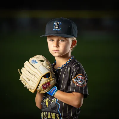 Kuna Outlaws baseball player portrait