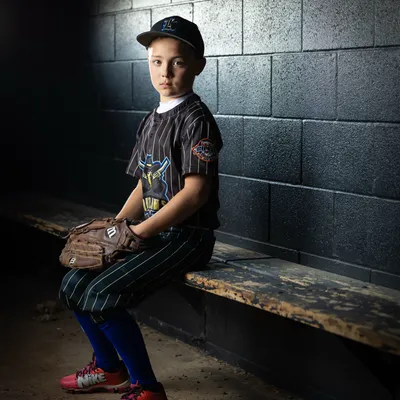 Kuna Outlaws baseball player portrait