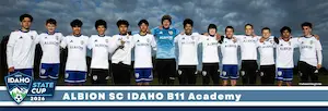 Albion SC Idaho B11 Academy team panoramic print — IYSA State Cup Round Robin Boise Idaho
