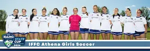 IFFC Athena Girls Soccer team panoramic print — IYSA State Cup Round Robin Boise Idaho