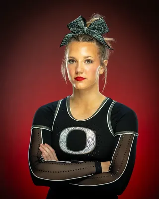 Owyhee Storm cheerleader portrait with studio lighting, Treasure Valley Idaho