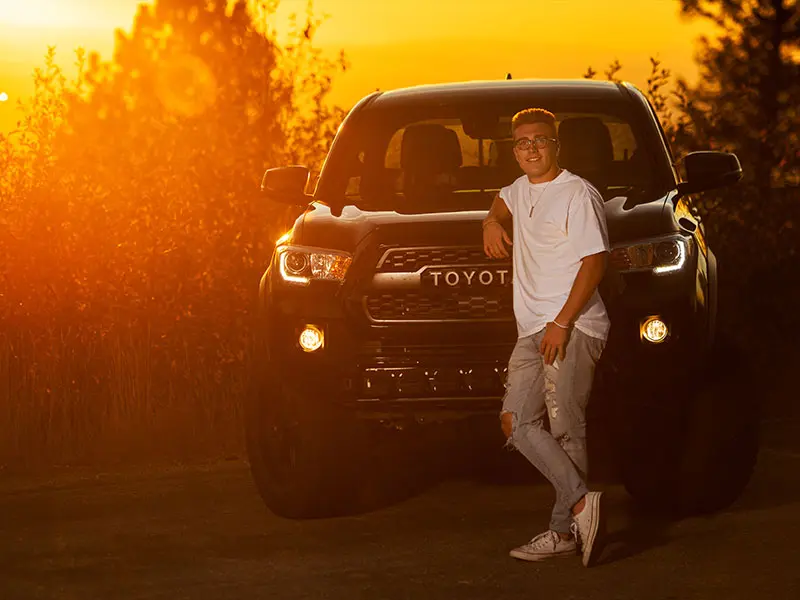 Senior yearbook portrait