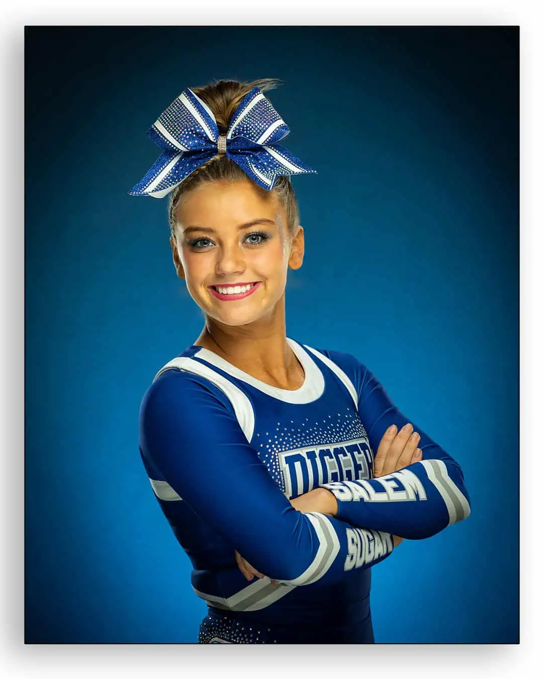 Sugar Salem Diggers cheerleader portrait Idaho