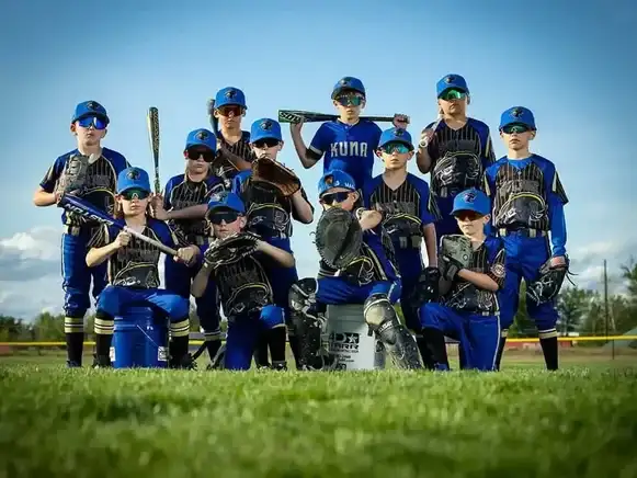 Kuna youth baseball team professional team photography